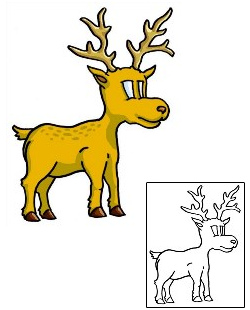 Deer Tattoo Tattoo Styles tattoo | GRF-00067