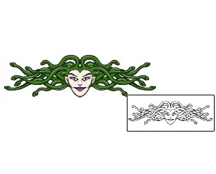 Medusa Tattoo Specific Body Parts tattoo | GRF-00108