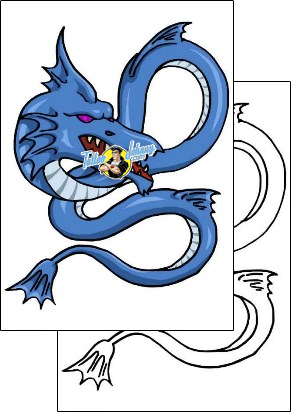 Monster Tattoo sea-creature-tattoos-gifny-richata-grf-00125