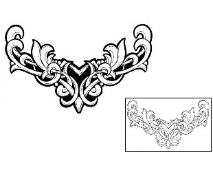 Lower Back Tattoo For Women tattoo | GSF-00015