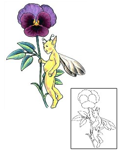 Pansy Tattoo Merrie Fairy Tattoo