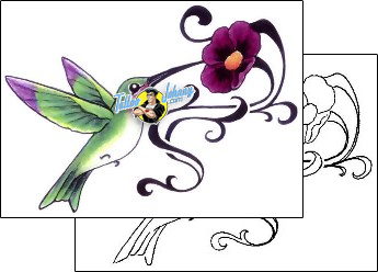Bird Tattoo animal-bird-tattoos-gail-somers-gsf-00052