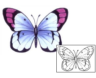 Butterfly Tattoo Insects tattoo | GSF-00071
