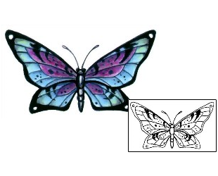 Butterfly Tattoo Insects tattoo | GSF-00086