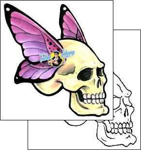 Skull Tattoo horror-skull-tattoos-gail-somers-gsf-00087