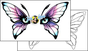 Wings Tattoo butterfly-tattoos-gail-somers-gsf-00089