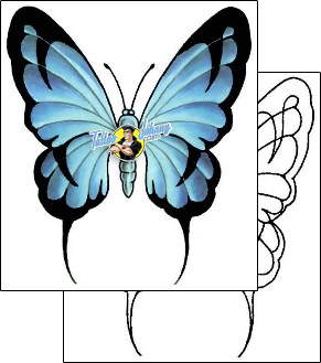 Butterfly Tattoo insects-butterfly-tattoos-gail-somers-gsf-00092