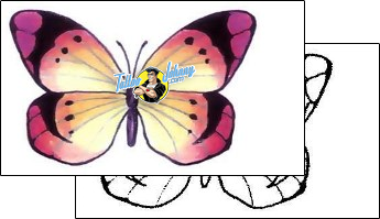 Butterfly Tattoo insects-butterfly-tattoos-gail-somers-gsf-00102