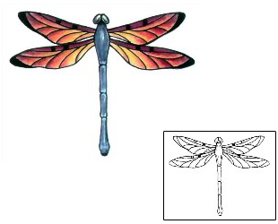 Dragonfly Tattoo Insects tattoo | GSF-00139