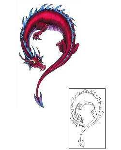 Dragon Tattoo Mythology tattoo | GSF-00157