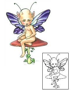 Cartoon Tattoo Chrissy Fairy Tattoo