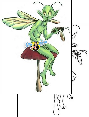 Fairy Tattoo fantasy-tattoos-gail-somers-gsf-00213