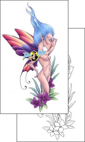 Fairy Tattoo fantasy-tattoos-gail-somers-gsf-00221