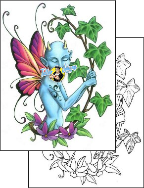 Fairy Tattoo fantasy-tattoos-gail-somers-gsf-00222