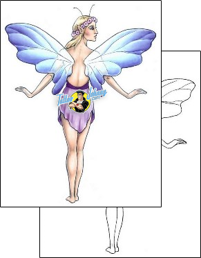 Fairy Tattoo fantasy-tattoos-gail-somers-gsf-00225