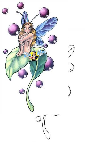 Fairy Tattoo fantasy-tattoos-gail-somers-gsf-00228