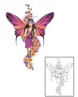 Pansy Tattoo Tamica Fairy Tattoo