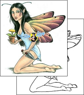 Fairy Tattoo fantasy-tattoos-gail-somers-gsf-00248