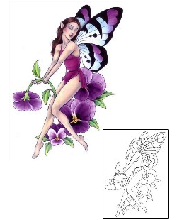 Pansy Tattoo Elinor Fairy Tattoo