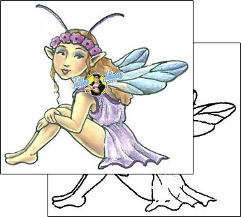 Fairy Tattoo fantasy-tattoos-gail-somers-gsf-00283