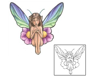 Plant Life Tattoo Merideth Fairy Tattoo