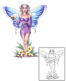 Fantasy Tattoo Lavenia Fairy Tattoo