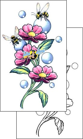 Bee Tattoo insects-bee-tattoos-gail-somers-gsf-00324