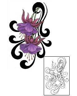 Lily Tattoo Plant Life tattoo | GSF-00351