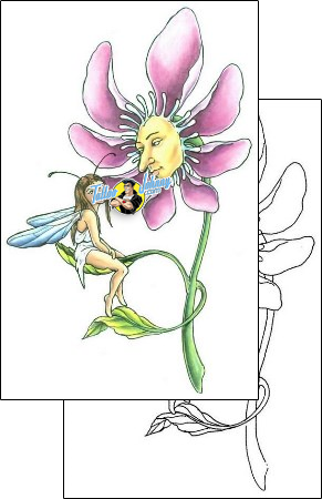 Fairy Tattoo fantasy-tattoos-gail-somers-gsf-00391