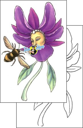 Bee Tattoo insects-bee-tattoos-gail-somers-gsf-00405