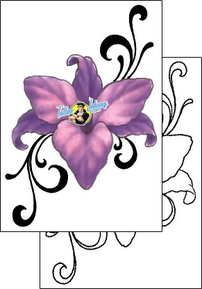 Orchid Tattoo gsf-00410