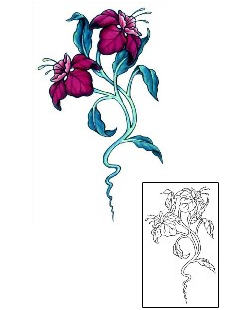 Vine Tattoo Plant Life tattoo | GSF-00429