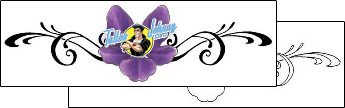 Flower Tattoo flower-tattoos-gail-somers-gsf-00454