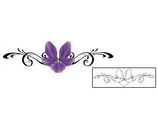 Orchid Tattoo For Women tattoo | GSF-00454