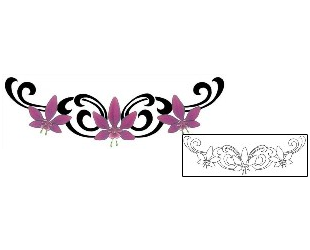 Orchid Tattoo For Women tattoo | GSF-00459