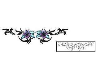 Orchid Tattoo For Women tattoo | GSF-00468