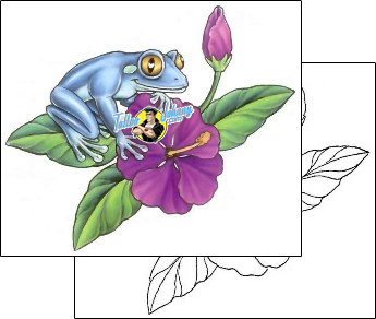 Frog Tattoo reptiles-and-amphibians-frog-tattoos-gail-somers-gsf-00494