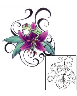 Frog Tattoo Reptiles & Amphibians tattoo | GSF-00499
