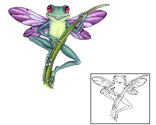 Frog Tattoo Reptiles & Amphibians tattoo | GSF-00508