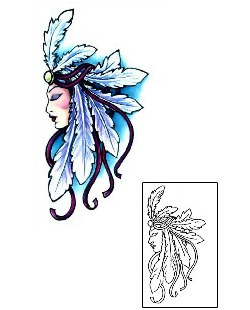 Feather Tattoo Miscellaneous tattoo | GSF-00524