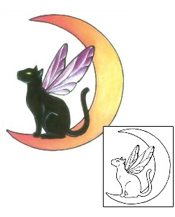 Cat Tattoo Astronomy tattoo | GSF-00584