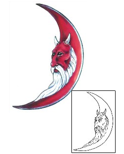 Devil - Demon Tattoo Horror tattoo | GSF-00602