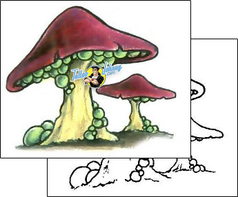 Mushroom Tattoo gsf-00625
