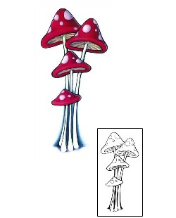 Mushroom Tattoo Miscellaneous tattoo | GSF-00637