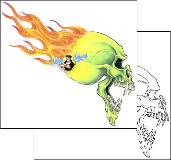 Skull Tattoo horror-skull-tattoos-gail-somers-gsf-00656