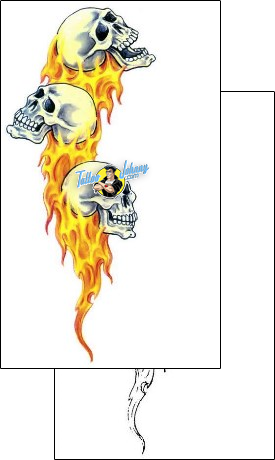 Skull Tattoo horror-skull-tattoos-gail-somers-gsf-00663