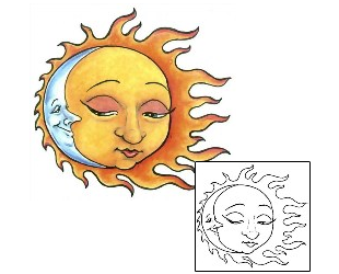 Sun Tattoo Tattoo Styles tattoo | GSF-00687