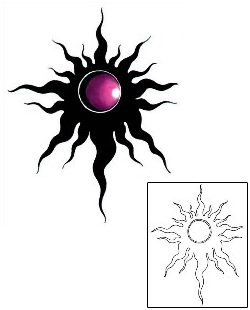 Sun Tattoo Astronomy tattoo | GSF-00694
