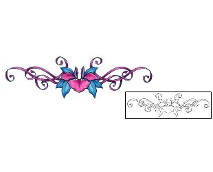 Ribbon Tattoo For Women tattoo | GSF-00711