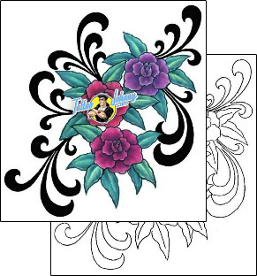 Rose Tattoo plant-life-rose-tattoos-gail-somers-gsf-00721
